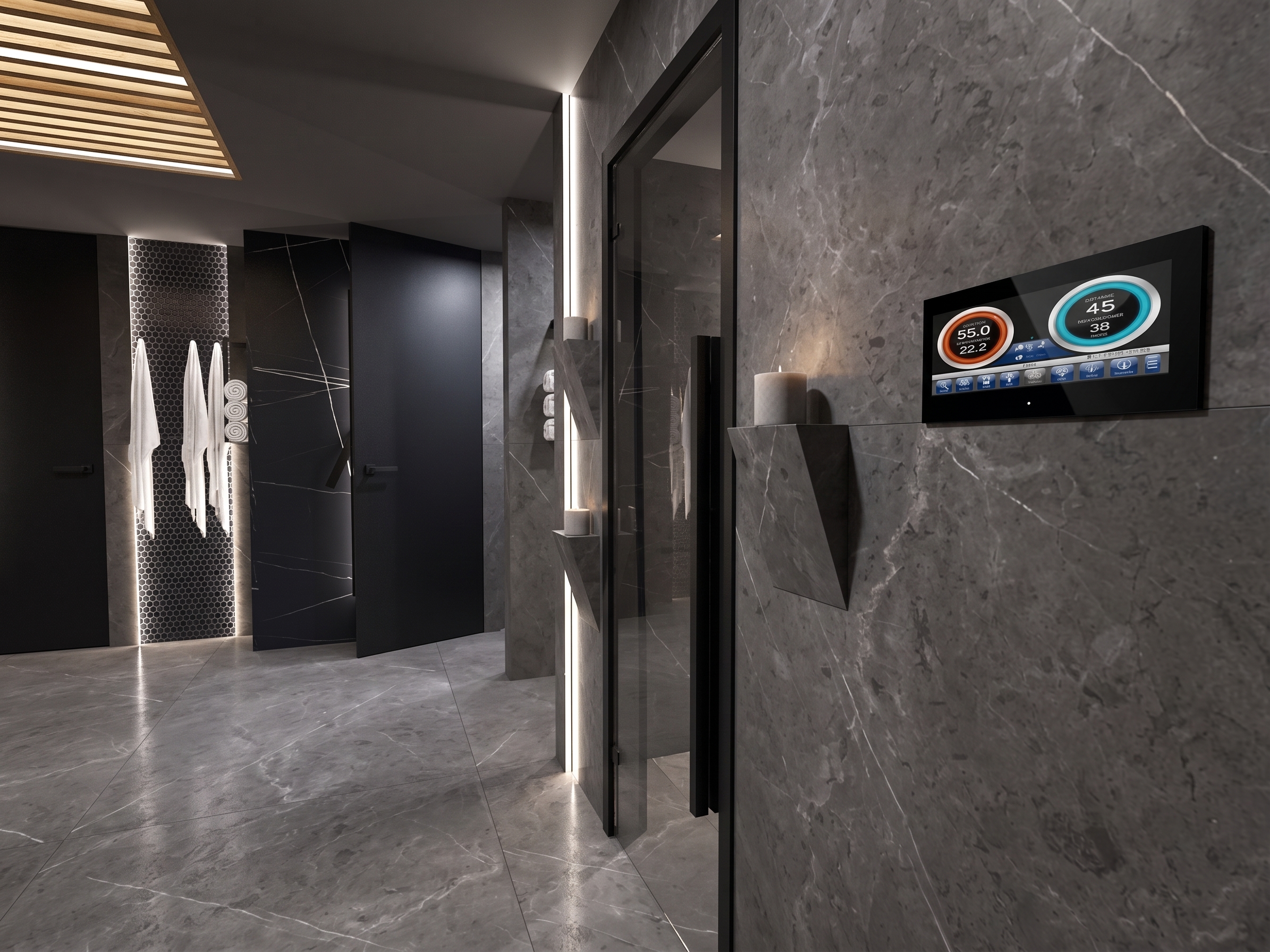 Projekt wnętrza – Domowe SPA