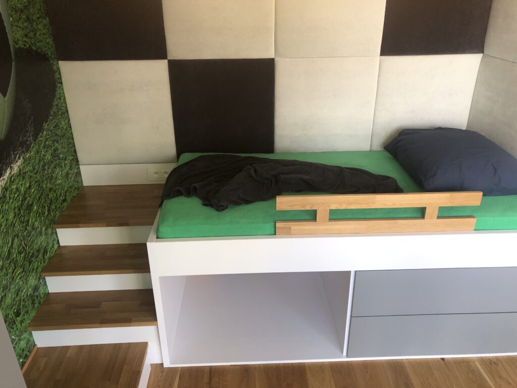 Realizacja wnętrza – Realizacja pokoju małego piłkarza – Tychy – zdjęcie 3