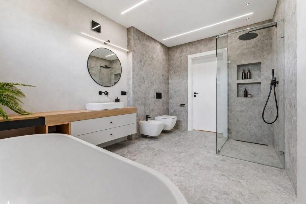 Realizacja wnętrza – Realizacja domu z otwartą kuchnią – Lędziny – zdjęcie 12