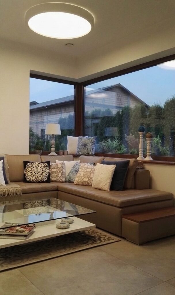 Realizacja wnętrza – Salon z kuchnią i jadalnią – Tychy – zdjęcie 5