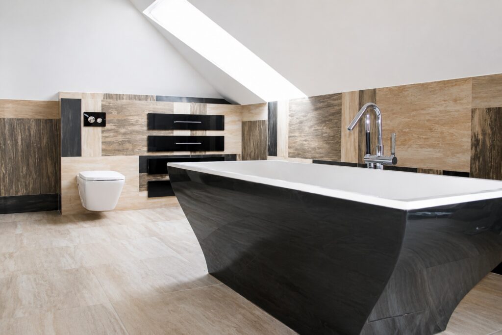 Realizacja wnętrza – Projekt eleganckiej łazienki – Tychy – zdjęcie 3